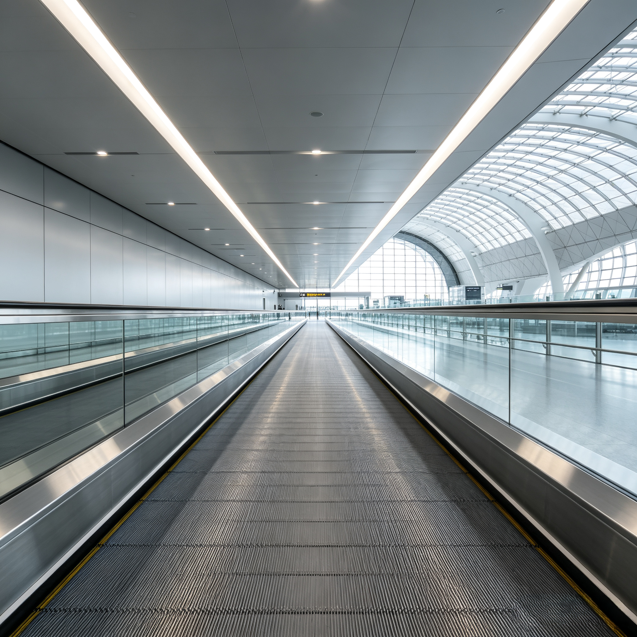 Heavy Duty Moving Walkway for Railway Metro Station