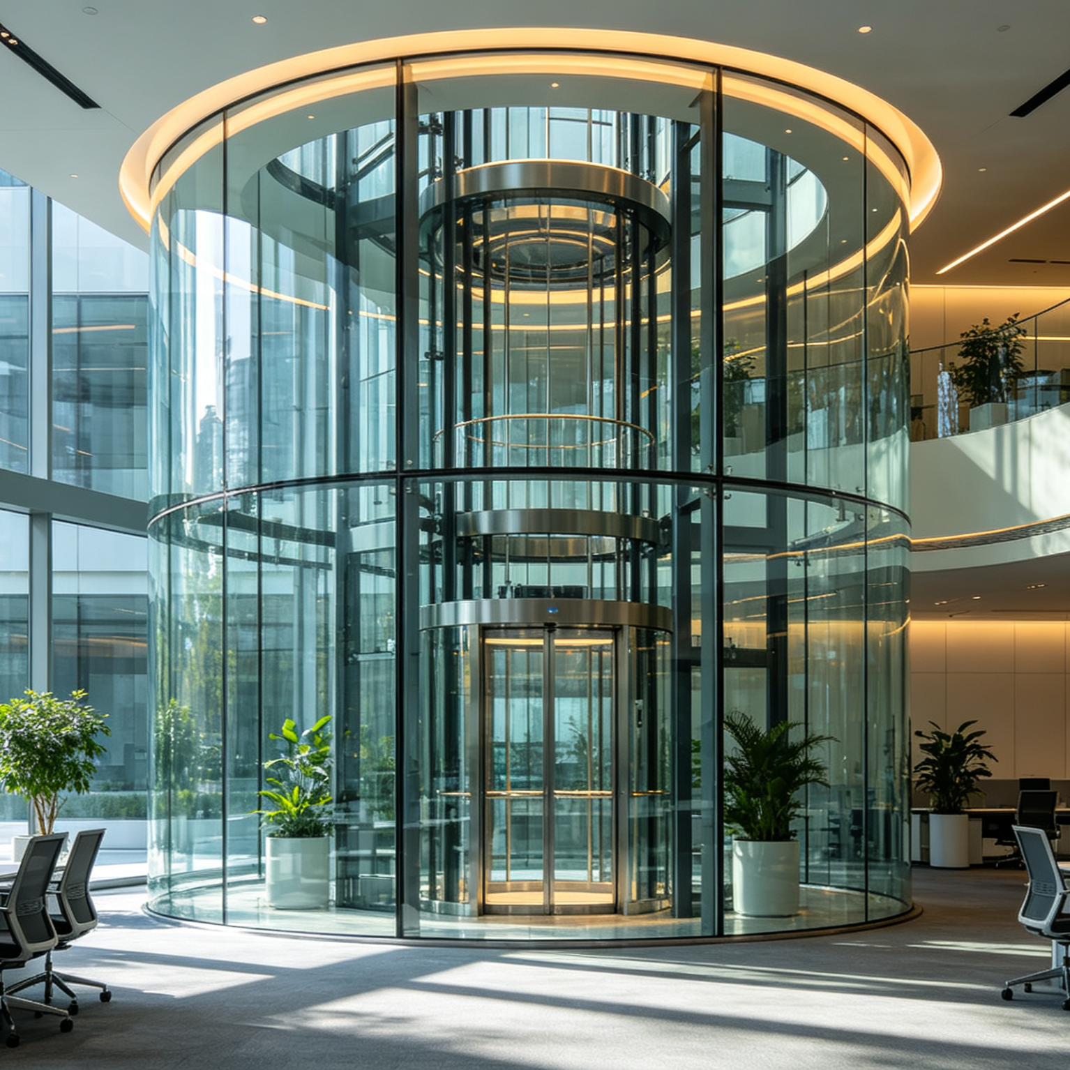 Low Noise Panoramic Sightseeing Elevator