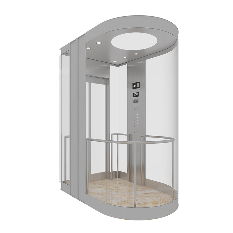 MRL Panoramic Elevator